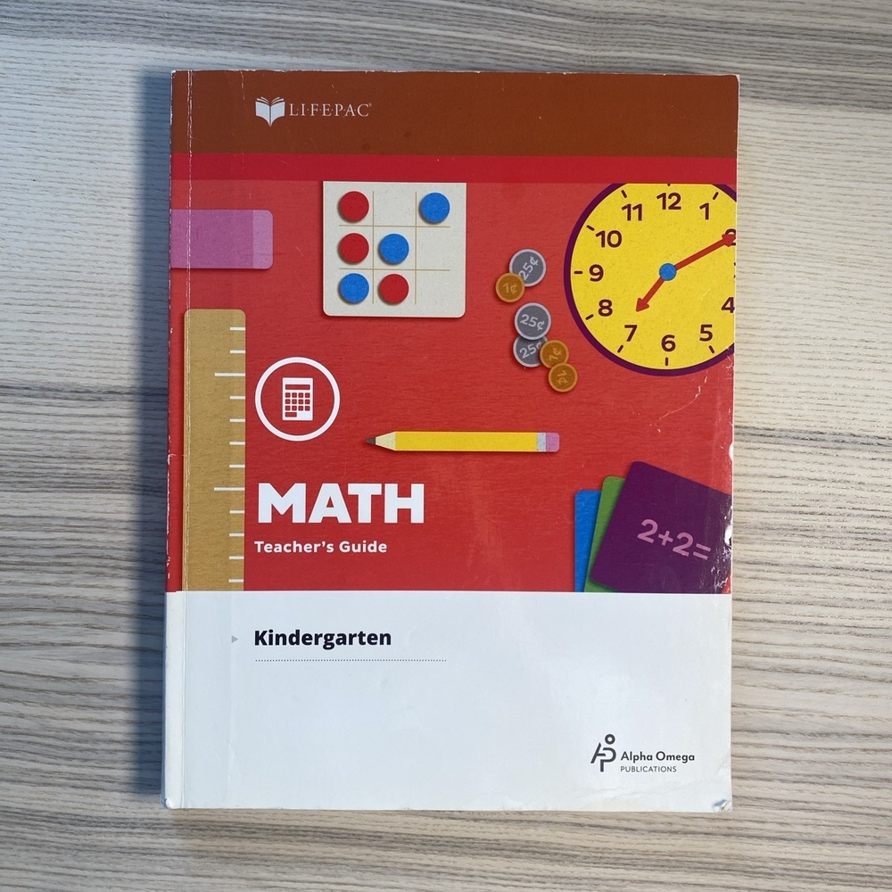 Alpha Omega Math Homeschool Curriculum Kindergarten Lifepacs Christian